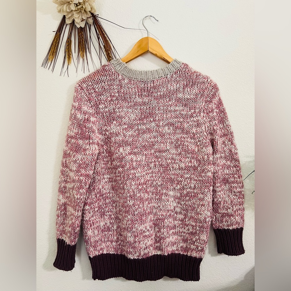 J. Crew Wool Blend Crewneck Sweater Size M - Picture 2 of 7